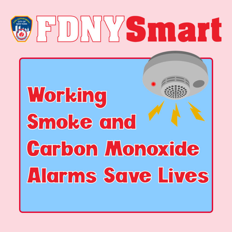 Working Smoke and CO Alarms Save Lives - FDNY Smart